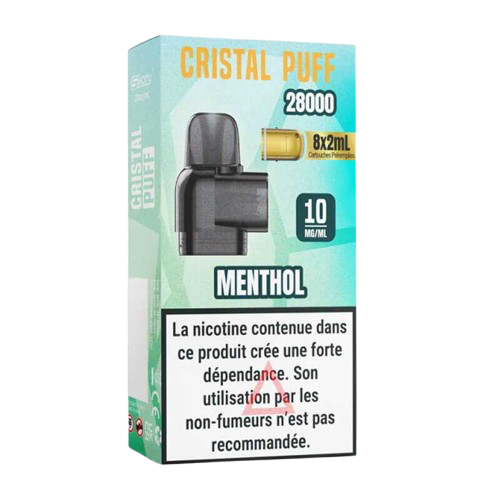 Cartouche Menthol - Cristal Puff