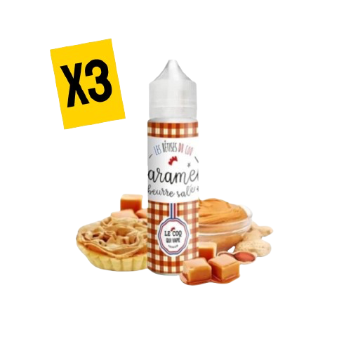 Caramel Beurre Salé - 50ml - Le Coq qui Vape