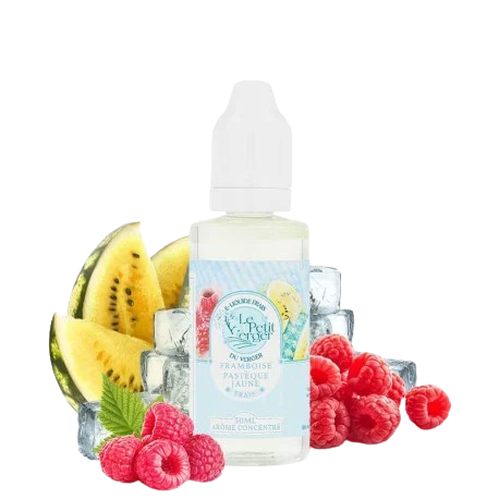 Framboise Pastèque jaune Frais - 30ml - Le petit Verger Savourea