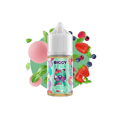 Concentrés Menthe Fruits Rouges Bubble Gum 30ml - Biggy Bear
