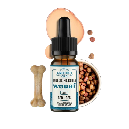 Huile Sublinguale CBD CBG pour Chien Waouf