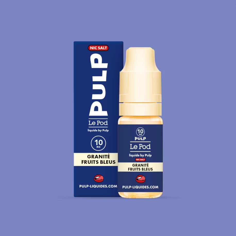 Le Pod Liquide Granité Fruits Bleus - 10ml - Pulp
