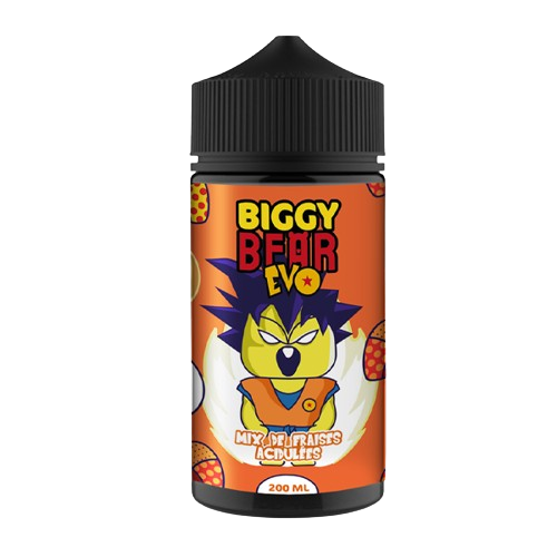 Mix Fraises acidulées - 200ml - Biggy Bear