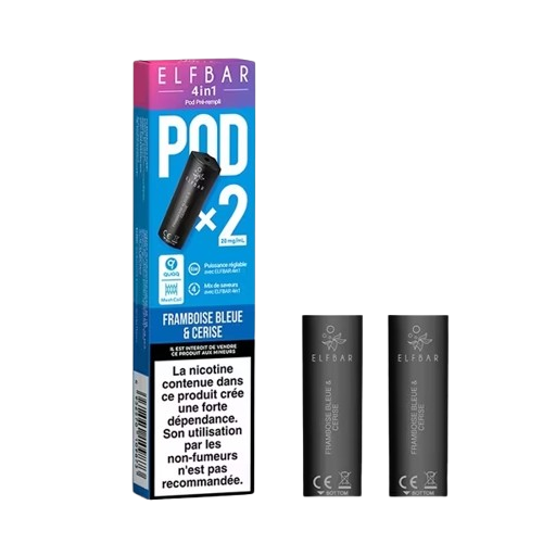 Framboise bleu et Cerise - 20mg