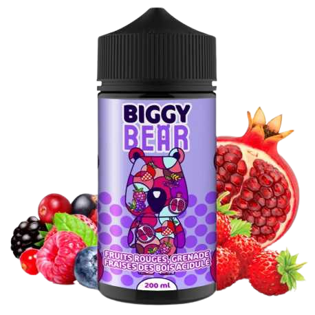 Fruits Rouges Grenade Fraise des bois - 200ml - Biggy Bear