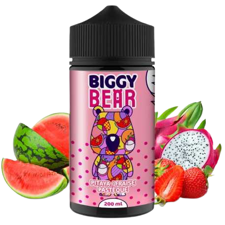 Pitaya Fraise Pastèque - 200ml - Biggy Bear