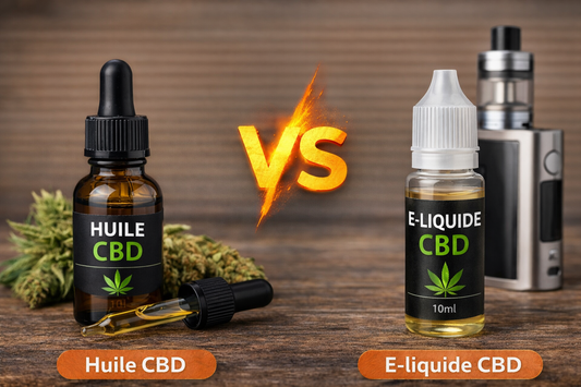 Différence entre e-liquide CBD et huile CBD : lequel choisir pour la vape ou le bien-être ?
