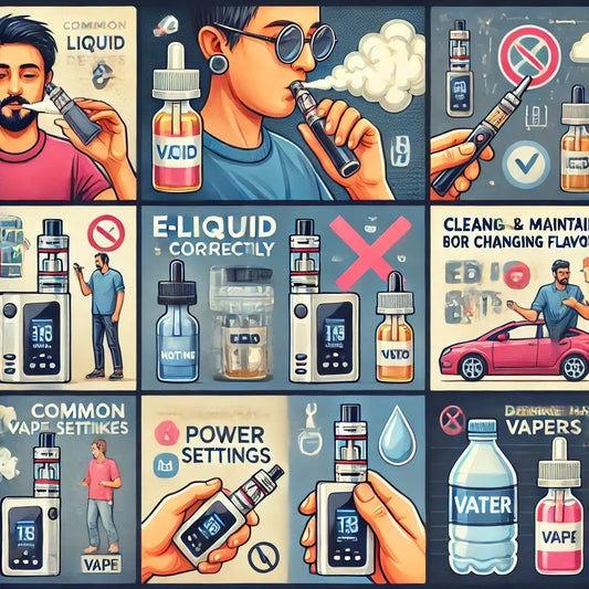 Les erreurs courantes des vapoteurs débutants et comment les éviter