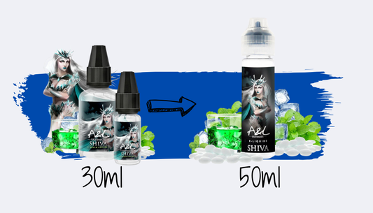 Shiva de A&L : un e-liquide culte en 50 ml et en concentré 30 ml