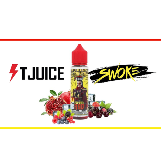 Colonel Red 50ml de Swoke x T-Juice : le nouveau e-liquide fruité qui va faire sensation