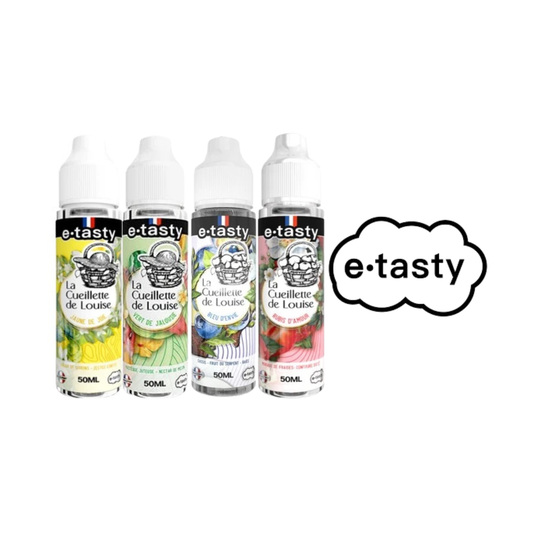 Les 4 nouveaux e-liquides 50ml La Cueillette de Louise par E.Tasty