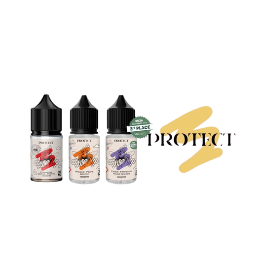 Protect : 3 concentrés 30 ml aux associations fruitées pour vos préparations DIY