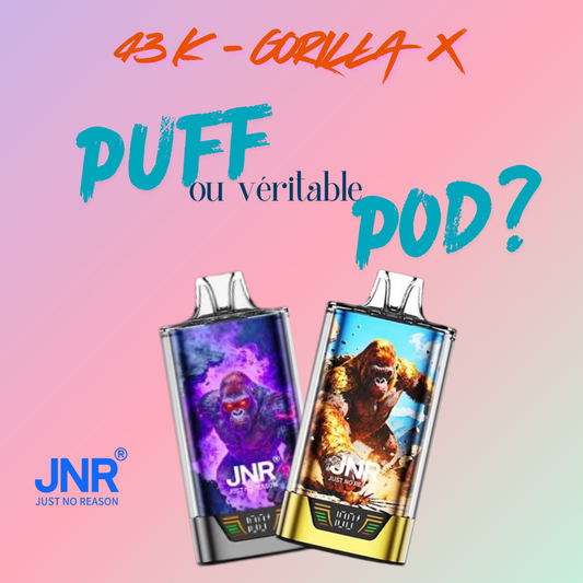 JNR Gorilla X 43K : puff ou véritable pod ?