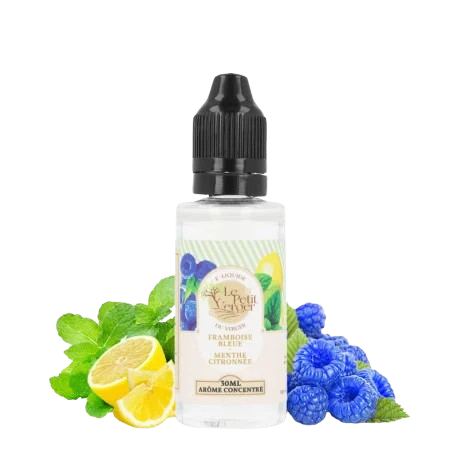 Framboise Bleue Menthe citronnée - 30ml - Le Petit Verger Savourea
