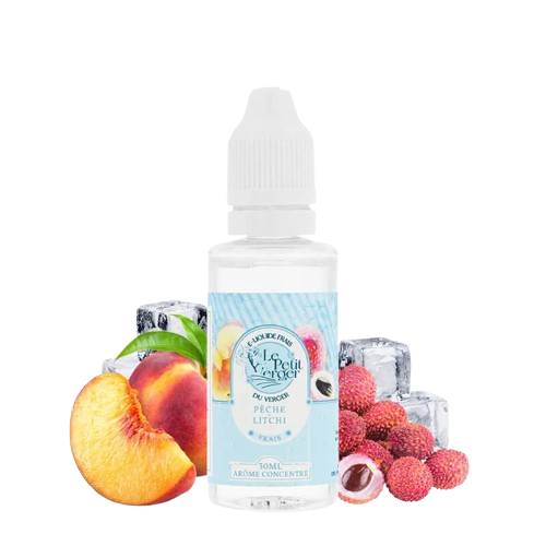 Pêche Litchi Frais - 30ml - Le Petit Verger Savourea