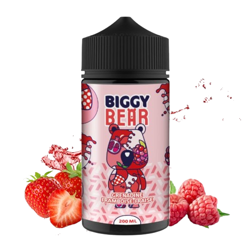 Grenadine Framboise Fraise - 200ml - Biggy Bear