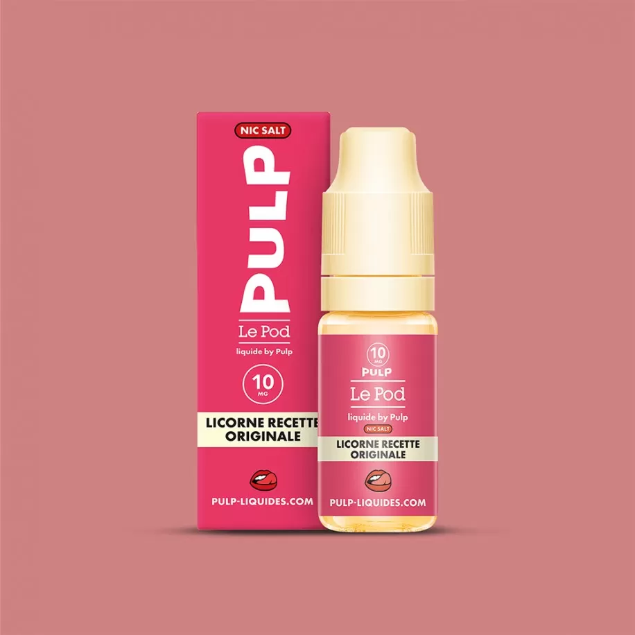 Le Pod Liquide Licorne Recette Originale - 10ml - Pulp