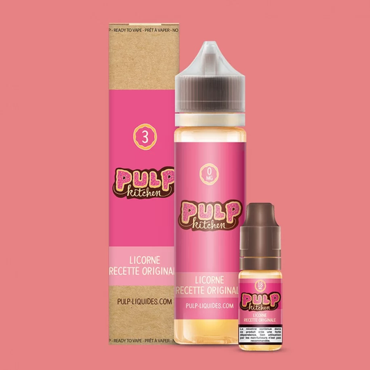 Pack 60 Licorne Recette Originale - 6mg - Pulp