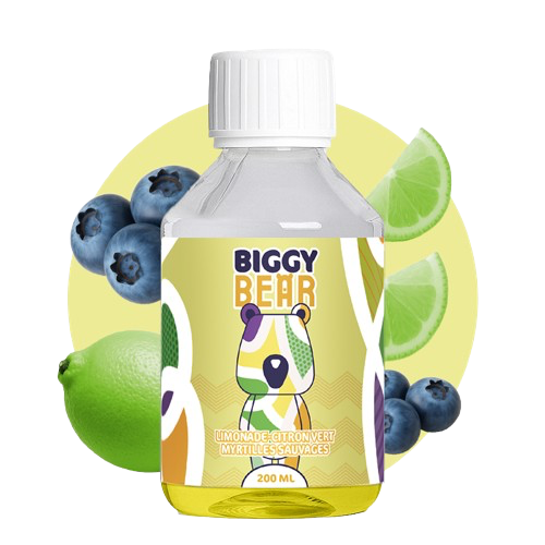 Limonade Citron Vert Myrtilles Sauvages - 200ml - Biggy Bear
