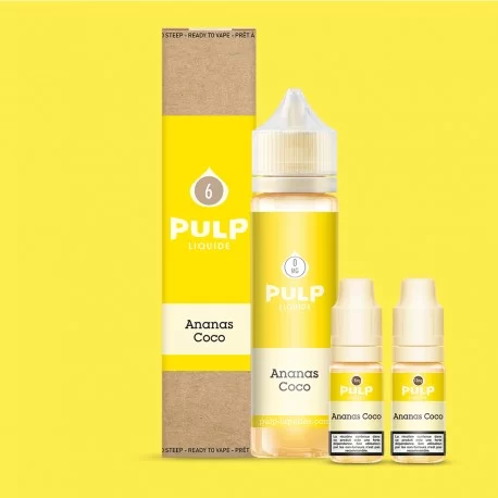 Pack 60 Ananas Coco - 6mg - Pulp