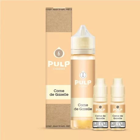 Pack 60 Corne de Gazelle - 6mg - Pulp