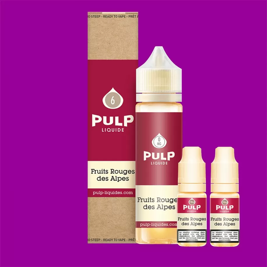 Pack 60 Fruits Rouges des Alpes - 6mg - Pulp