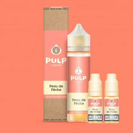 Pack 60 Peau de Pêche - 6mg - Pulp