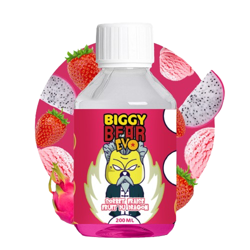 Sorbet Fraise Fruit du Dragon - Biggy Bear