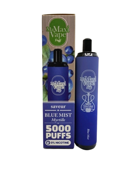 Puff Ma Maxi vape Blue Mist Shisha - 5000 puffs