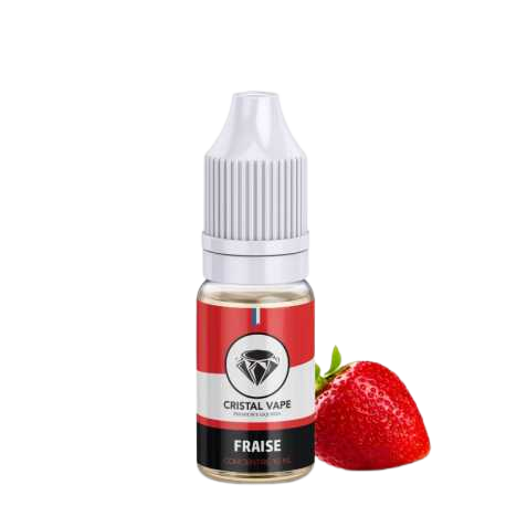 Concentré Fraise - 10ml - Cristal Vape