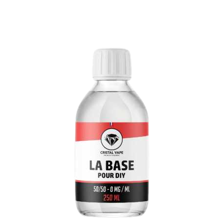 Base 50/50 - 250ml - Cristal vape