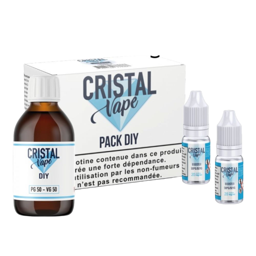 Pack DIY 200ml - 6mg - Cristal Vape