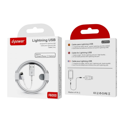 Cable Chargeur Lightning Iphone (1m)