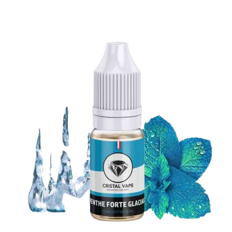 Concentré Menthe Forte glaciale - 10ml - Cristal Vape