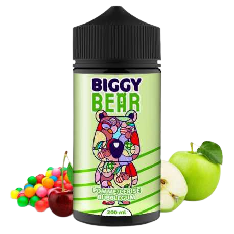 Pomme Cerise Bubble Gum - 200ml - Biggy Bear