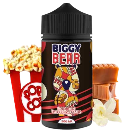 Pop Corn Toffee Caramel - 200ml - Biggy Bear